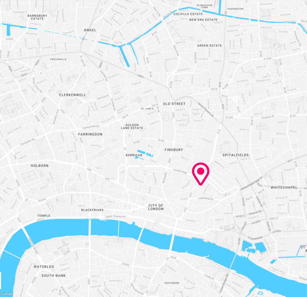 Map showing office location